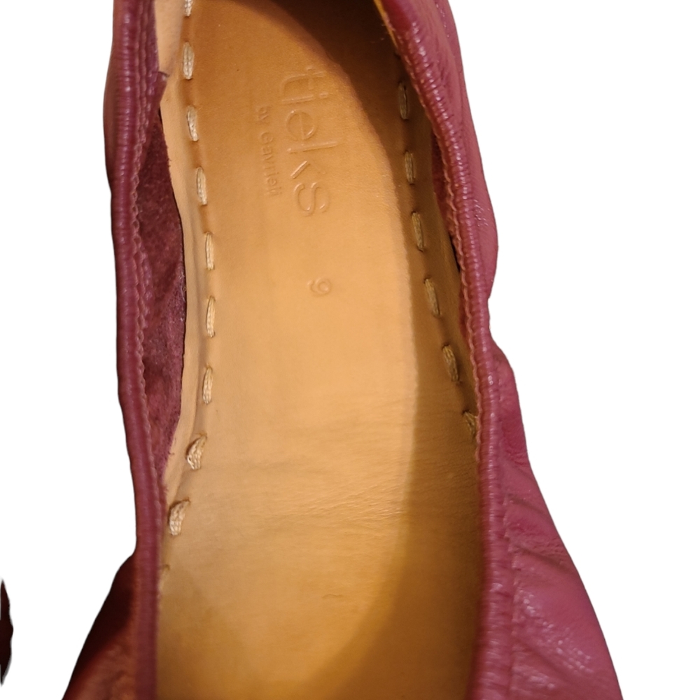 Tieks EUC Burgundy foldable leather ballet flats - Picture 13 of 13
